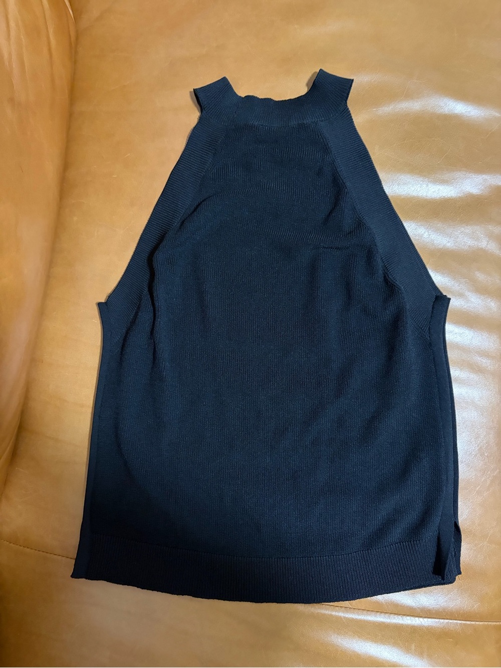 Mango Black Ribbed Halter Top - Picture 4 of 5